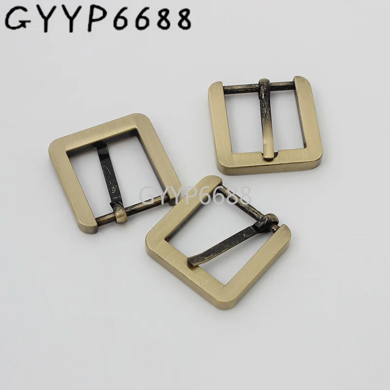 10-100pcs brush antique color 29*29mm 20mm inner metal pin buckle for purse and bags woman diy handbag accessories