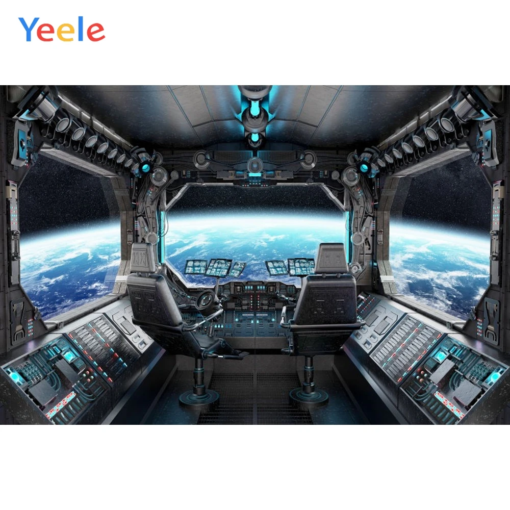 Yeele-Cenário fotográfico personalizado para Photo Studio, Estação Espacial, Universo, Nave Espacial, Cena de Sonho, Fundos de Fotografia