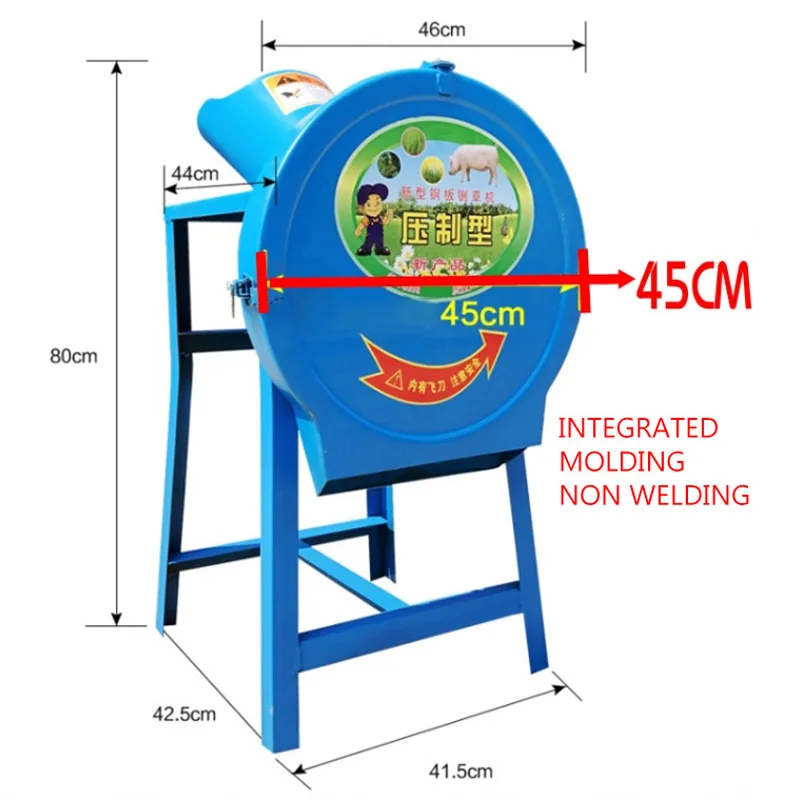 Grass cutter Poultry farming farmers grass slicer grass fodder chopper shredder for feed farms Hog Grass Machine