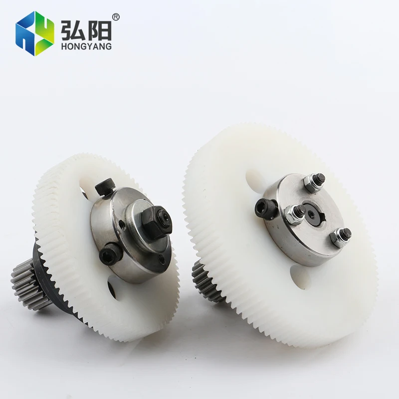 Gear Nylon Wheel 80 Teeth 100 Teeth Straight Tooth Eccentric Gear Rack And Pinion Belt Synchronous Wheel CNC Transmission Parts