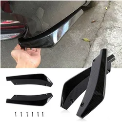 2pc Car Styling Car Rear Bumper Spoiler Accessories For Jaguar XF XFL XE XJ XJL F-Pace F pace fpace X761 XJ6 XKR XK8 X320 X308