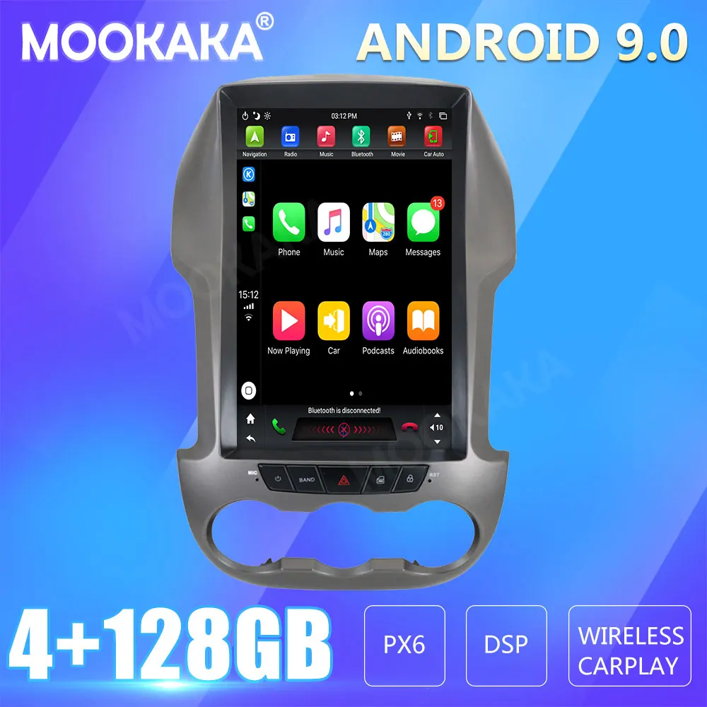 

Для Ford Ranger/Ford F250 2011 + экран Tesla Android Px6 Автомобильный мультимедийный стерео плеер Carplay GPS навигация головное устройство DVD