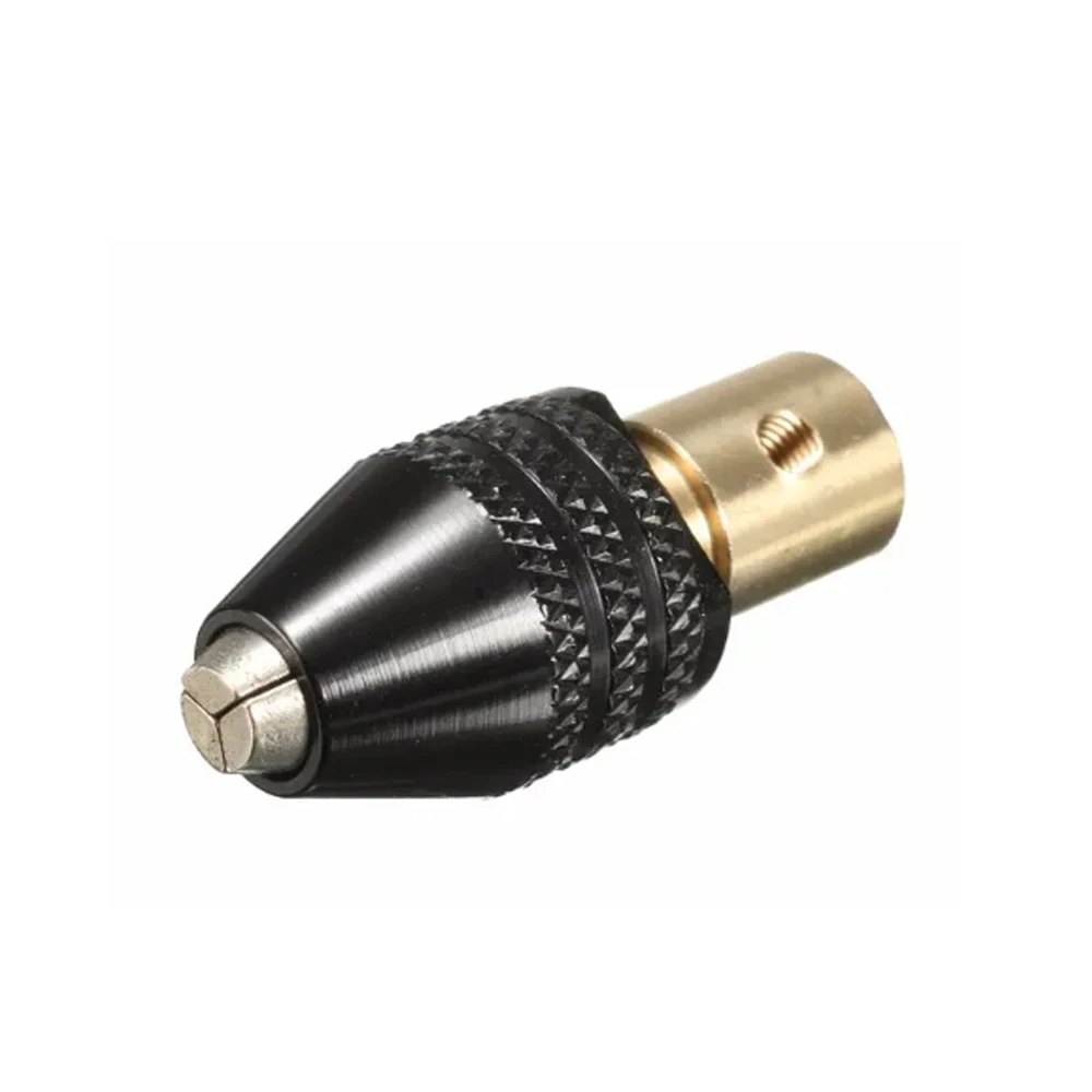 3mm Three-jaw Head Brass Center Shaft Mini Drill Chuck Durable Clamp 0.3-3.5mm