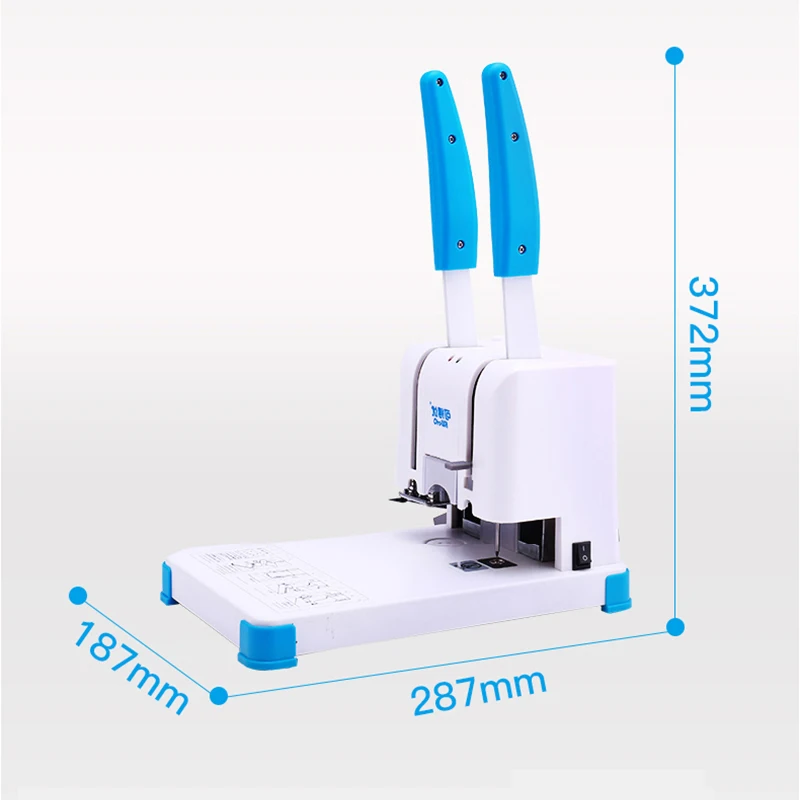 Школьный офисный ручной пресс, дырокол с одним отверстием, 300 страниц, А4, прецизионный дырокол для бумажных файлов, дырокол для скрапбукинга, 1 шт., 9551
