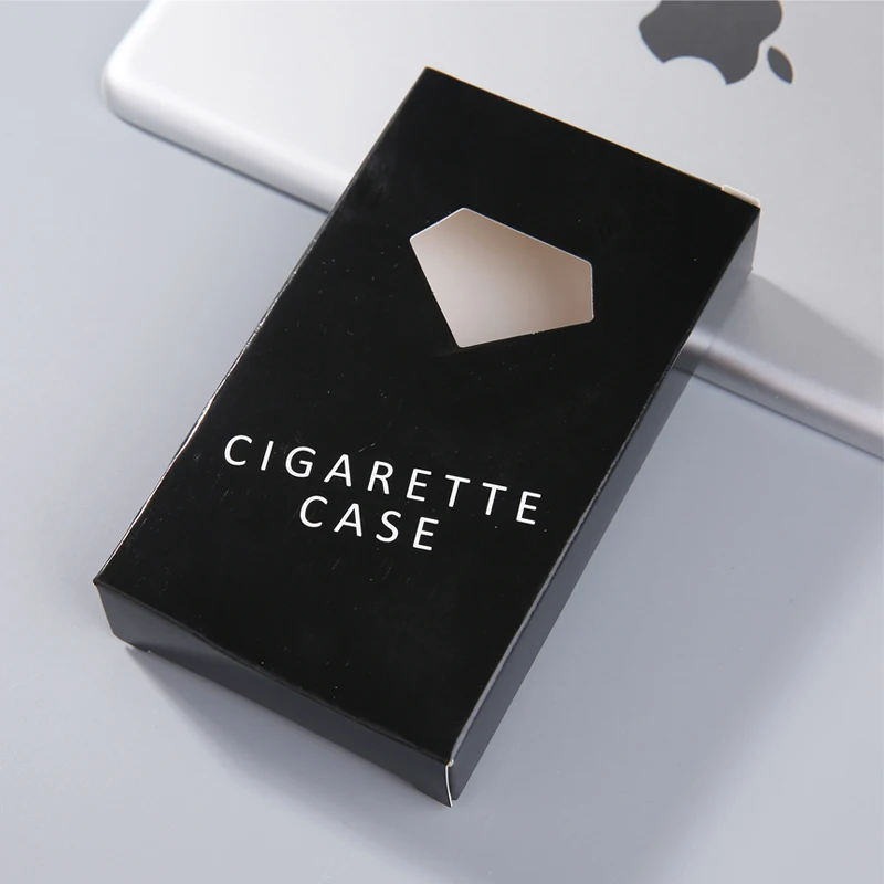 Étui à cigarettes pour femmes boîte à cigarettes mince en métal cadeau pour petite amie coulissant Style chinois chat impression Photo Custum