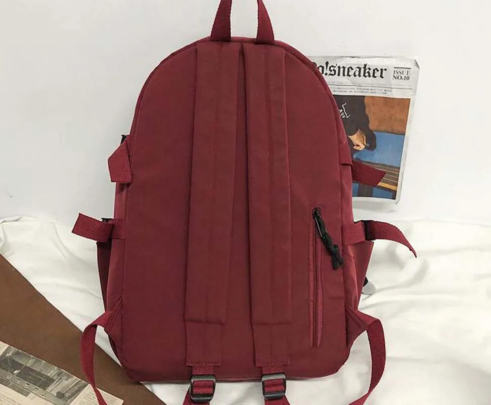 Hot Sale 2025 New Design Fashion Men Women's Nylon High Capacity School Bag Casual Light Outdoor Travel Shoulder Bags Backpack