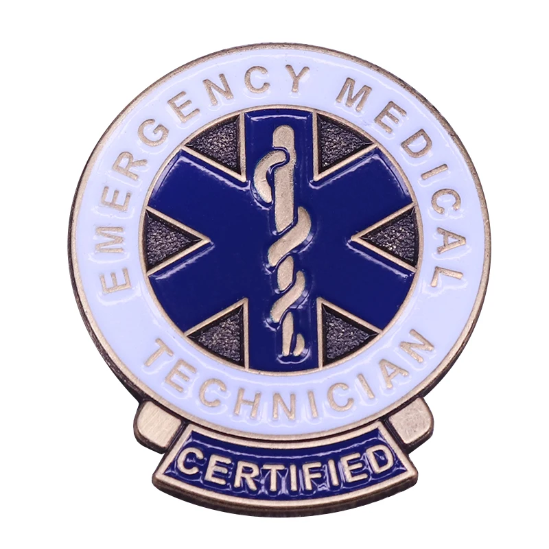 Emergency Medical Technician Star of Life badge support paramedics gift