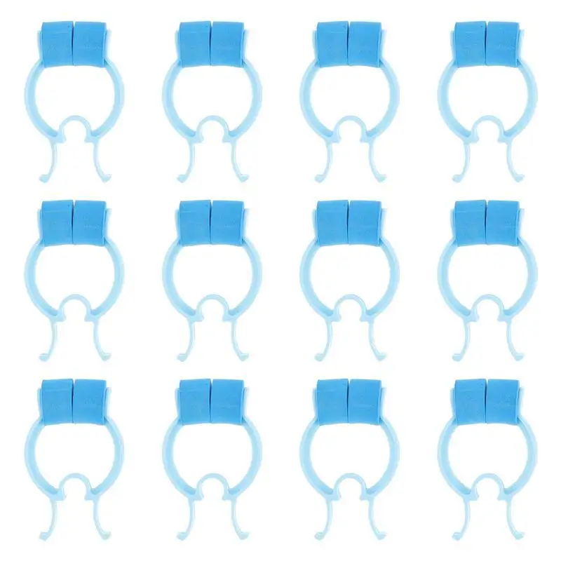 1 Set 12pcs Nasal Clips Nose Shapers Portable Stop Nosebleeds Clips Nosebleed Stoppers Nasal Clamps