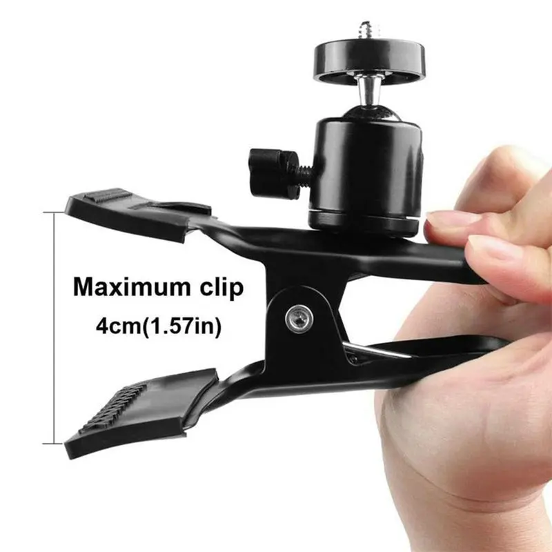 Gitaar Hoofd Clip Mobiele Telefoon Houder Live-uitzending Statief Ondersteuning Stand Voor Telefoon Clip Houder Muziek Beugel Hoofd Desktop V6D0