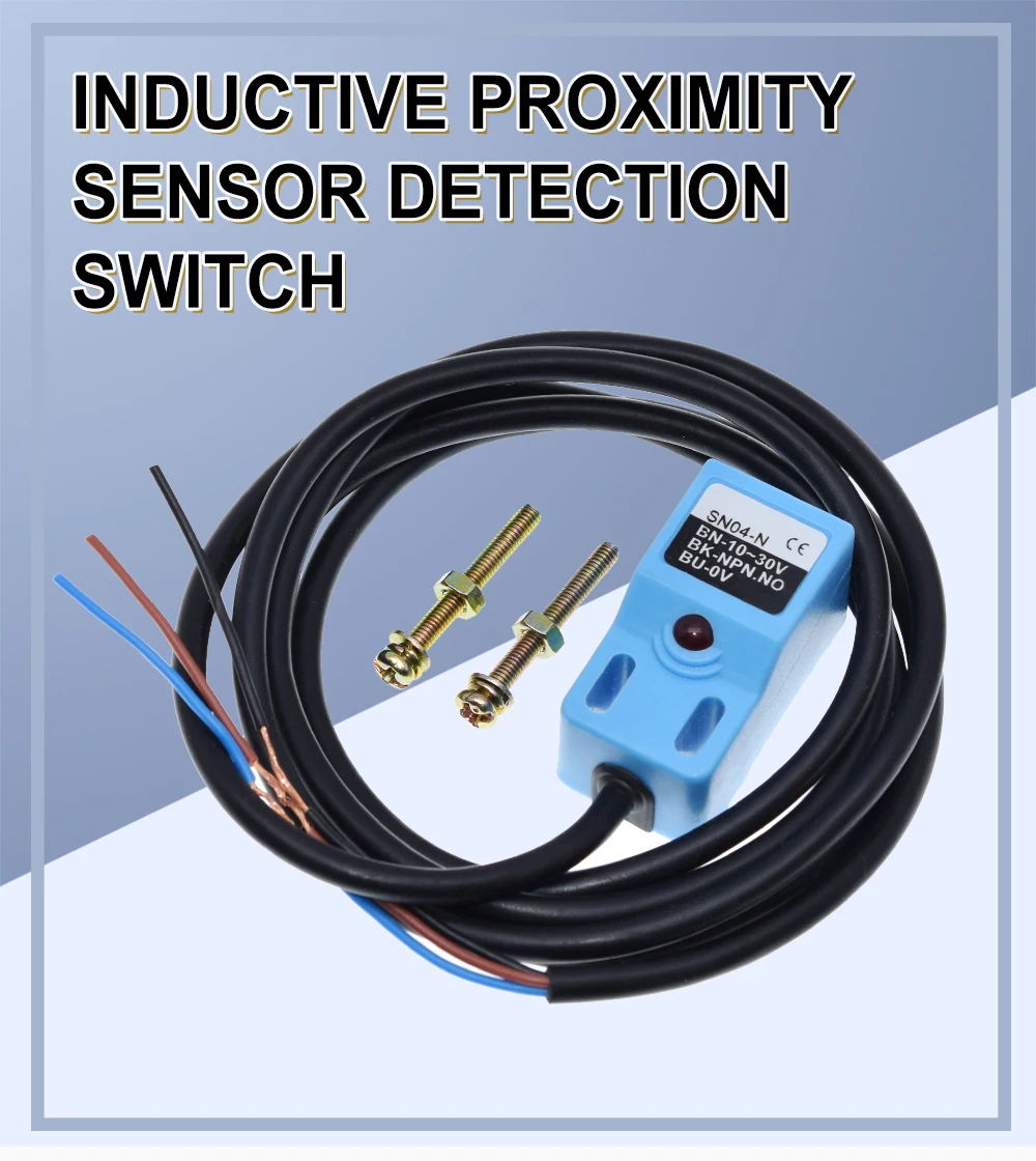 TZT 1/3PCS SN04-N SN04-N2 DC NPN NO NC 4MM DC 10-30V SN04 Induktive Näherungssensoren, Detektionsschalter für Arduino – Detail 1