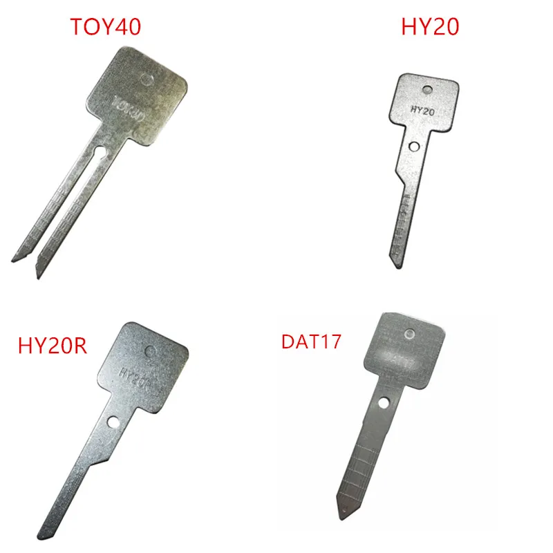 

10PCS/LOT Lishi Slave Key Blade HU66 VA2T HY20R TOY40 HU83 SIP22 HU100R TOY2 NE66 DAT17 HY20 HU100 HU101 For Making Key Outdoor