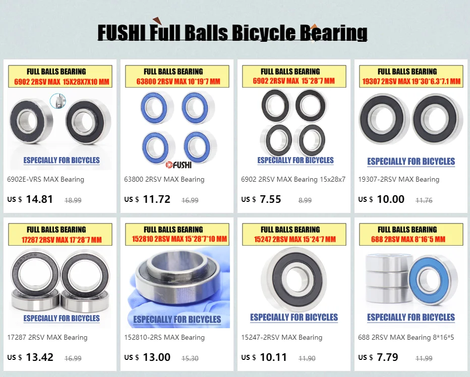 6808-2RSV MAX Lager 40*52*7mm (1 stück) volle Bälle Fahrrad Rahmen Pivot Reparatur Teile 6808 2RS RSV Kugellager 6808-2RS – Detail 1