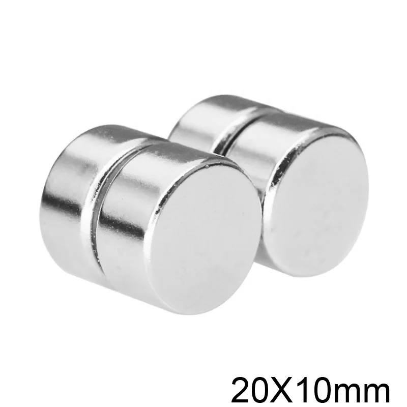 

1/2/5/10/20pcs 20x10 Powerful Magnets 20mm x 10mm Round Permanent Magnet 20x10mm Neodymium Magnet 20*10 Super Strong Magnet Disc