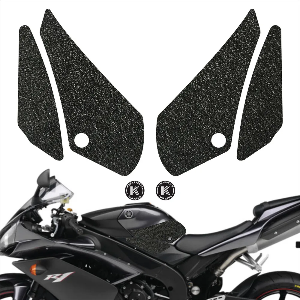 

Motorcycle protection pad tank grip fuel tank pad sticker gasoline knee traction side decal for YAMAHA 07-08 YZF-R1 YZF R1