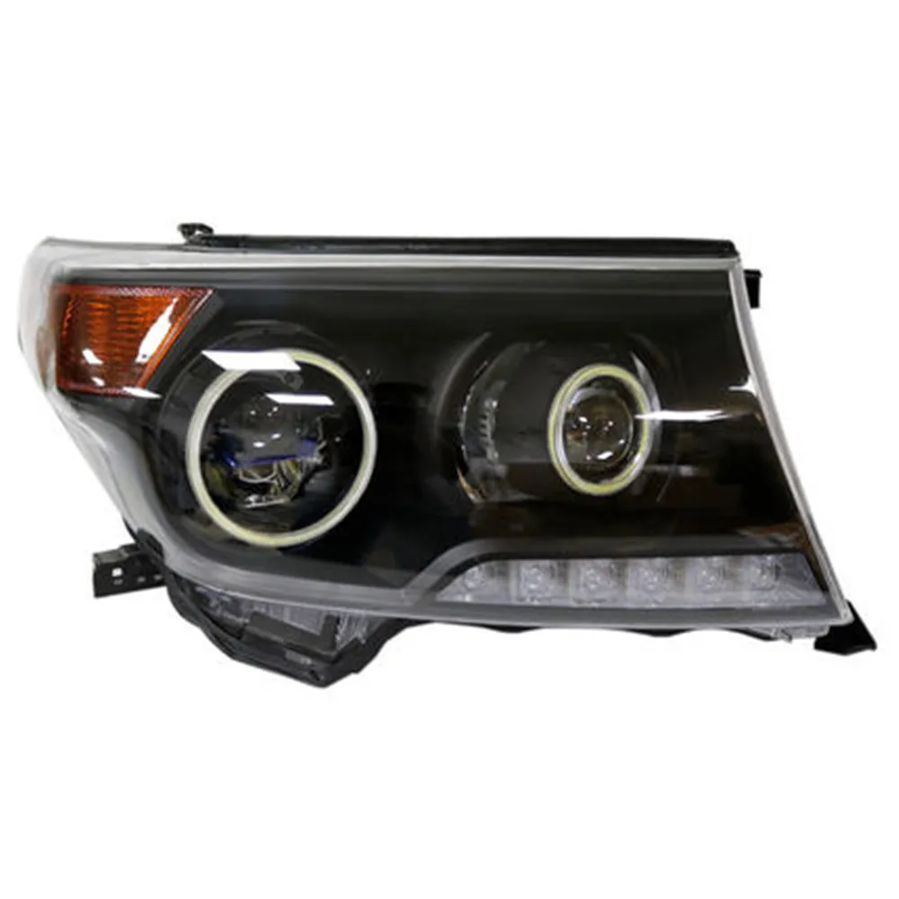 Car LED Front Headlight Assembly for TOYOTA LAND CRUISER LC200 upgrated to FJ200 DRL Daytime Running Light