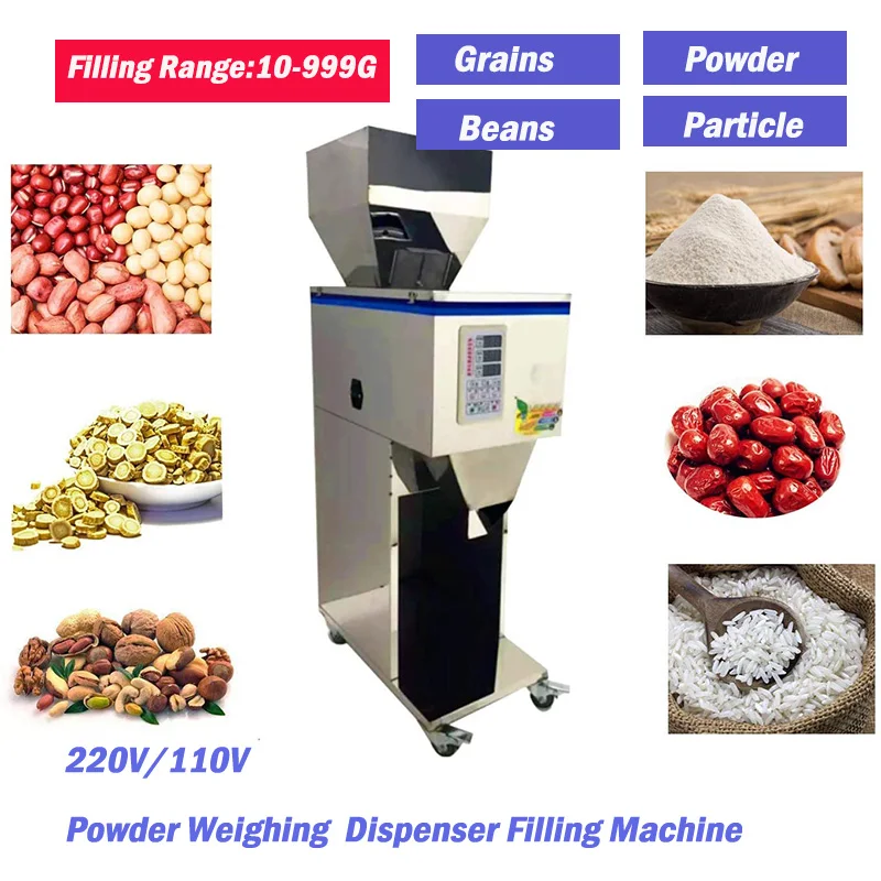 

Granular Grain Particle Weighing Filling Machine Dry Powder Packing Machine Food Dispensing Machine Bag Version Installed 10-999