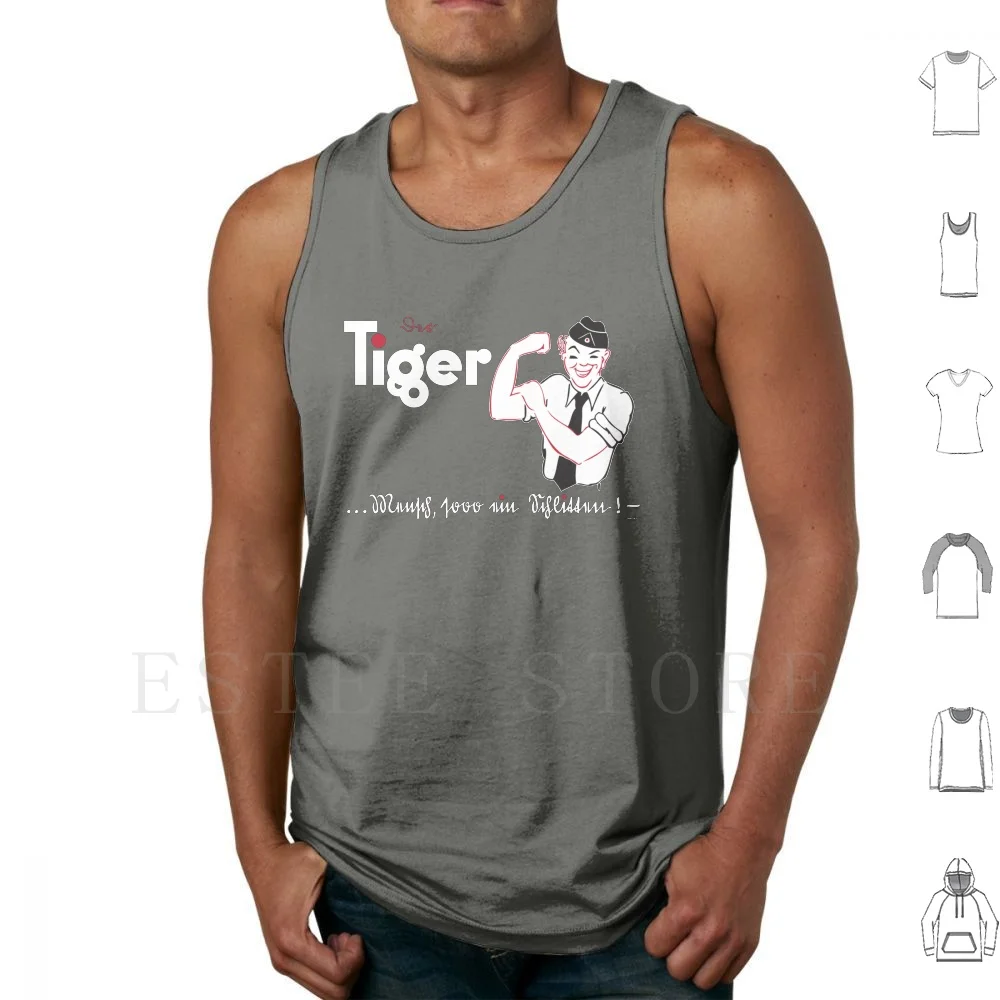 Tiger Fibel Tank Tops Vest Tiger Tank Fibel Wwii Panzer Panther Kingtiger Manual Transmission Iv Achtung Armor