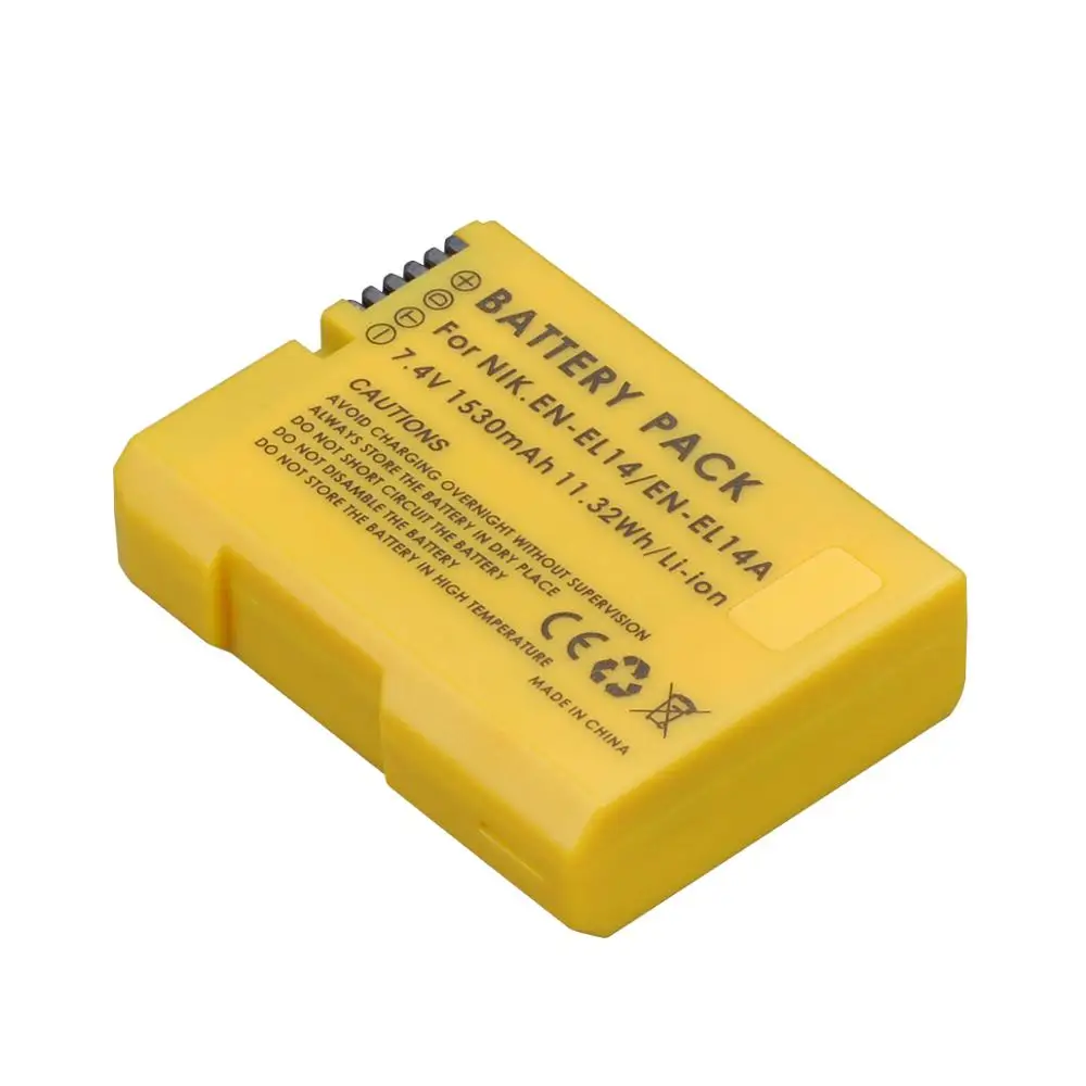 1530mAh EN-EL14A EN-EL14 EN EL14 بطارية لنيكون D3100 D3200 D3300 D3400 D3500 D5600 D5100 D5200 P7000 P7800 P7700