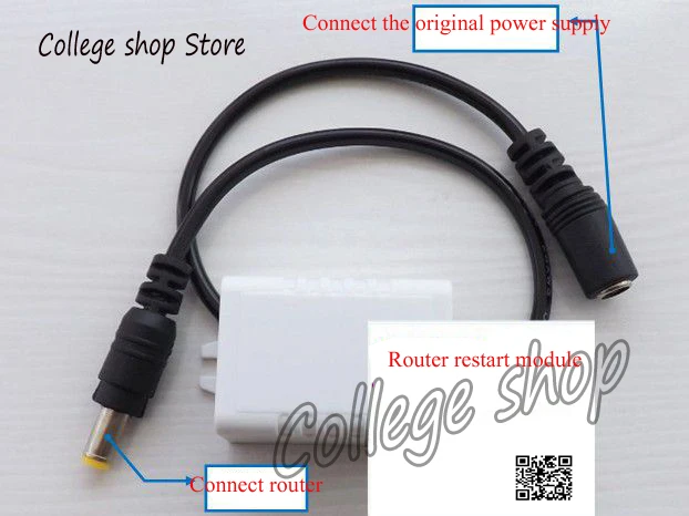 Monitor Riavviare Router Riavviare Macchina Fotografica Riavviare Power Riavviare DC Power Riavviare