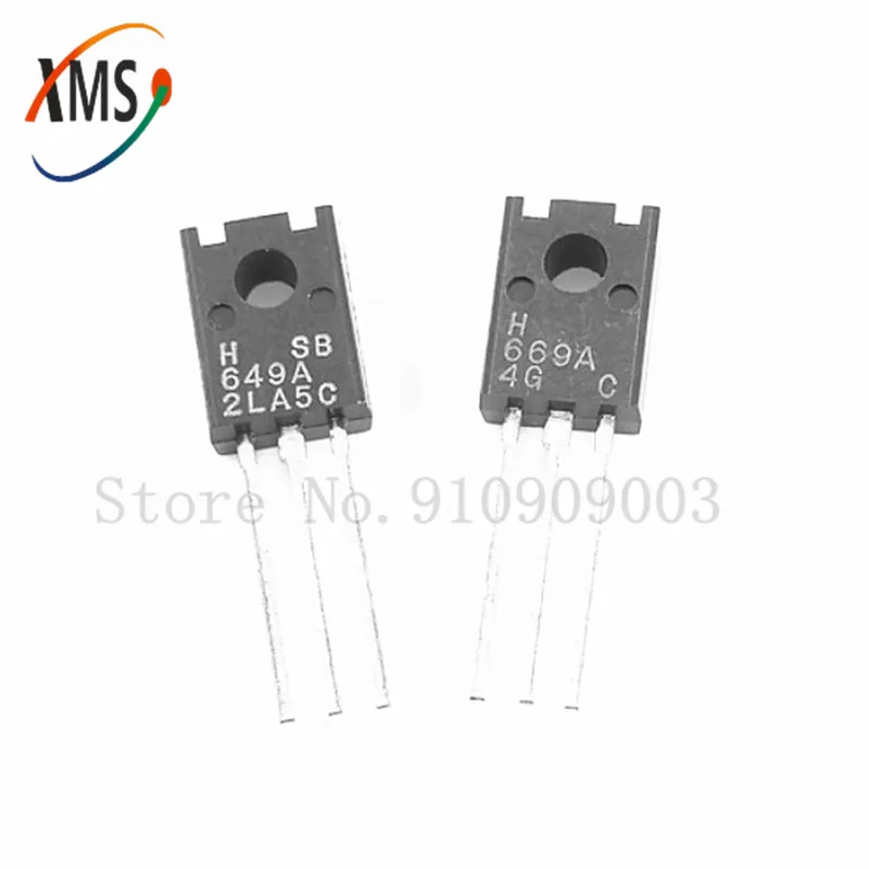 5pairs ( 5pcs H669A + 5pcs H649A ) TO-126F 669A 649A TO126 HSD669A HSB649A