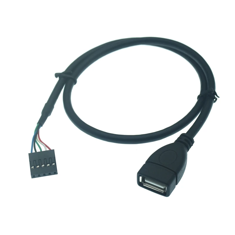 1x 15cm USB 2.0 A Female to Dupont 5 Pin Female Jack Header Motherboard Adapter Cable Cord