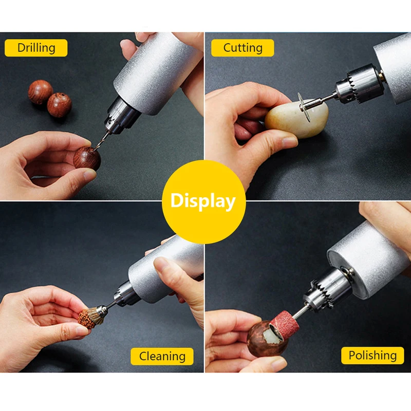 Multi-function Mini Electric Drill Portable Handheld Electric Grinder For Engraving Polishing Engraver Pen DIY Wood Craft