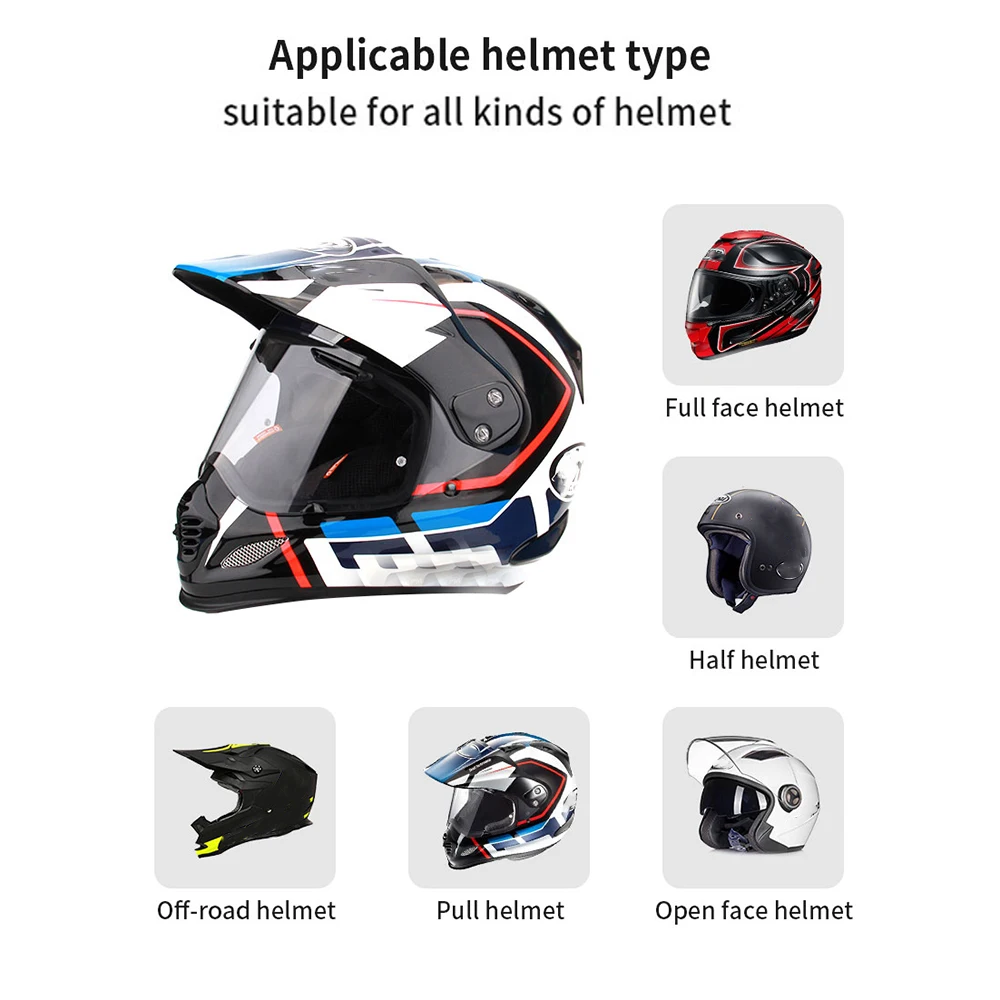 Bluetooth 5.0 Moto Helmet Headset Wireless Handsfree Stereo Earphone Motorcycle Helmet Headphones MP3 Speaker