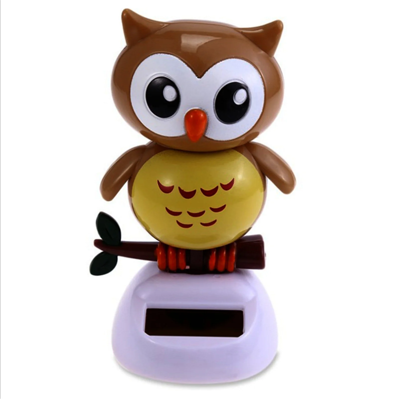 Adorable Solar Powered Swinging Toy Cute Owl Style Dancing Ornament Car Office Desk Decor Dancing Animal Birthday Gift PR Sale