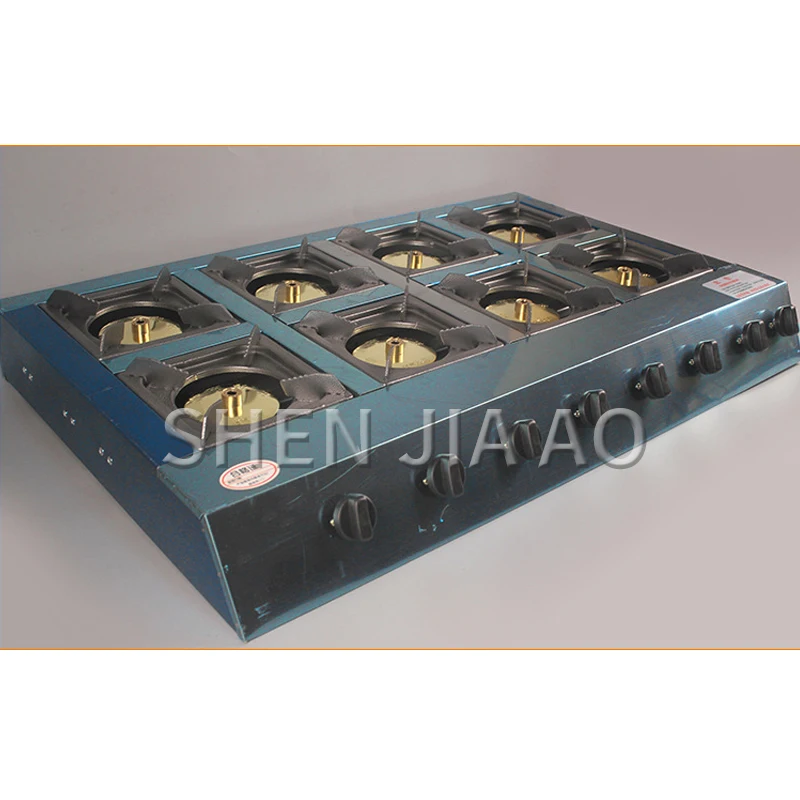 Multi-function gas stove Desktop eight-hole energy-saving furnace Commercial multi-purpose stove Natural gas liquefied gas stove