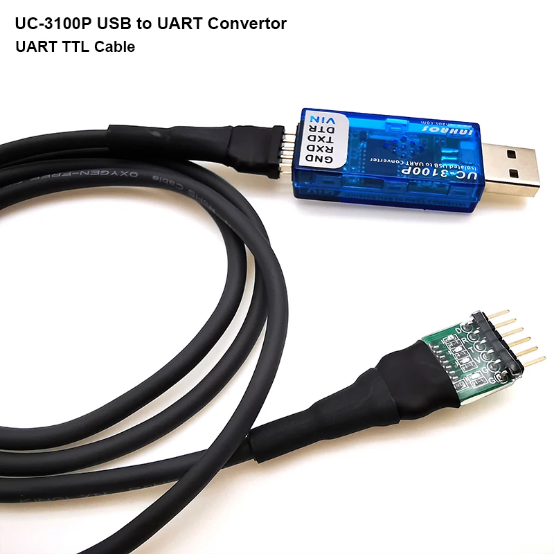 UC 3100P Isolated USB to UART Convertor 1Mbps RS-232 RS-485 RS-422 DB9 For Arduino Android Windows Linux Mac OS 3750V