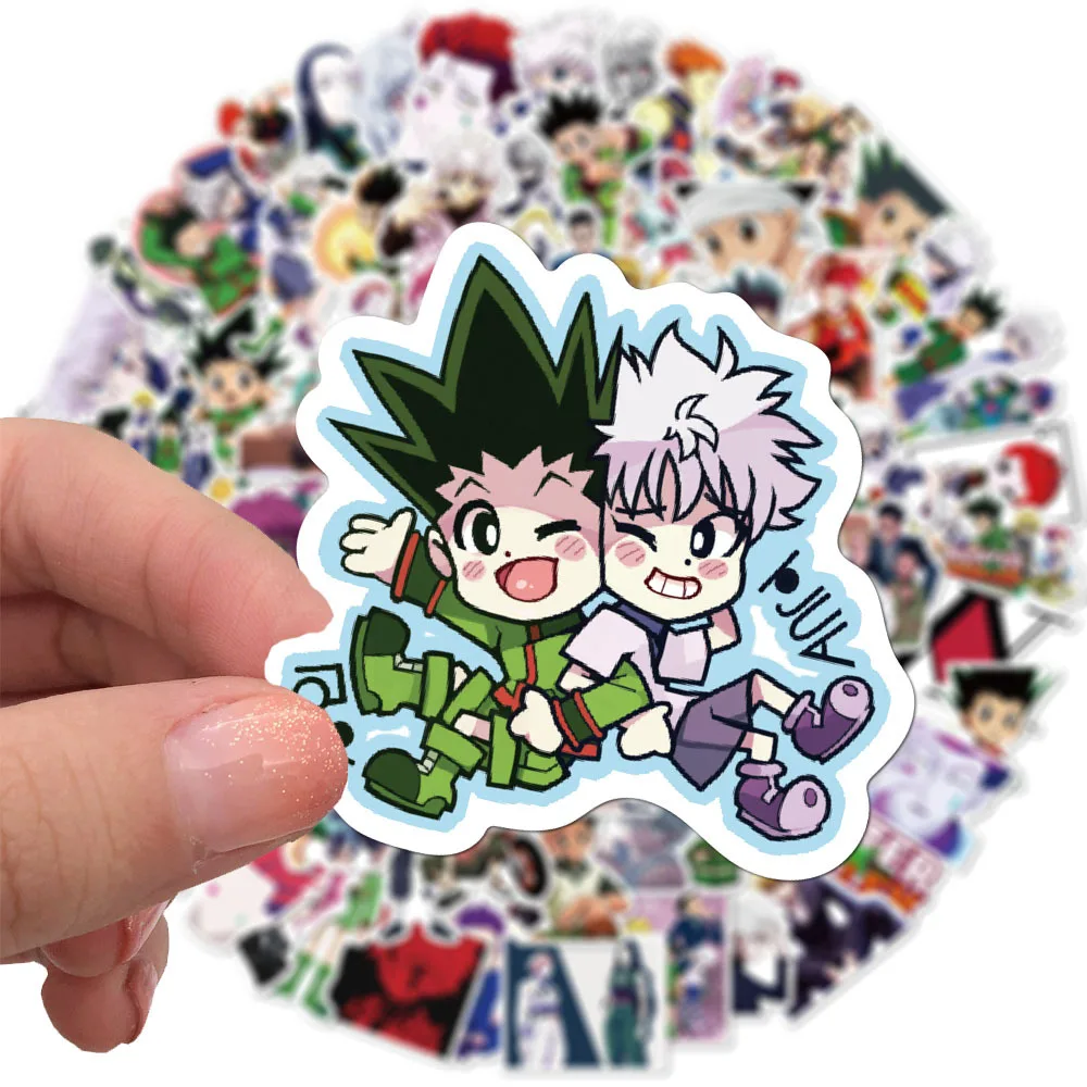 HUNTERxHUNTER Comic Japanese Anime Stickers GON FREECSS Killua Zoldyck DIY Scrapbooking Dary Planner Journal Stationery Sticker