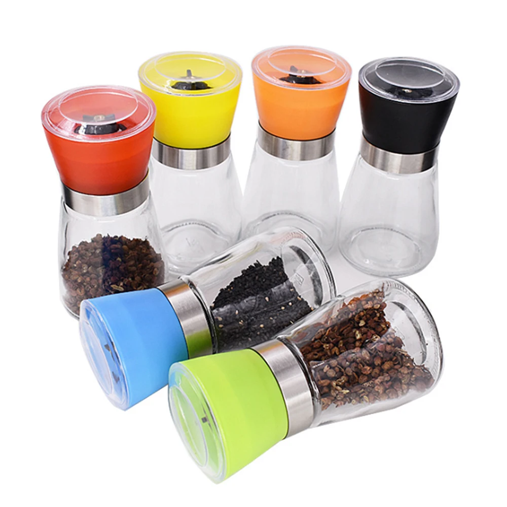 

Manual Pepper Salt Spice Mill Grinder Pepper Grinder Spice ContainerHome Kitchen Accessories