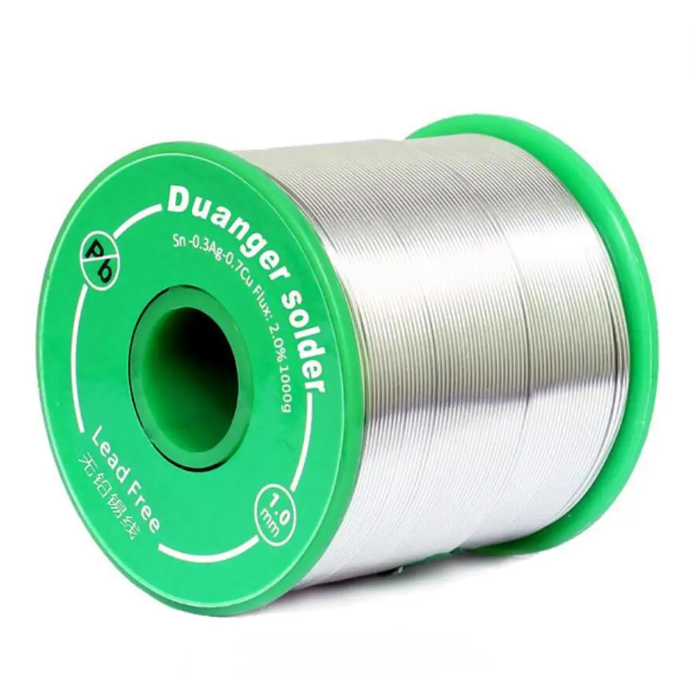 100g Lead Free Solder Wire Sn99 Ag0.3 Cu0.7 Rosin Core Solder Wire Manual or Automatic Soldering Iron Welding Accessories