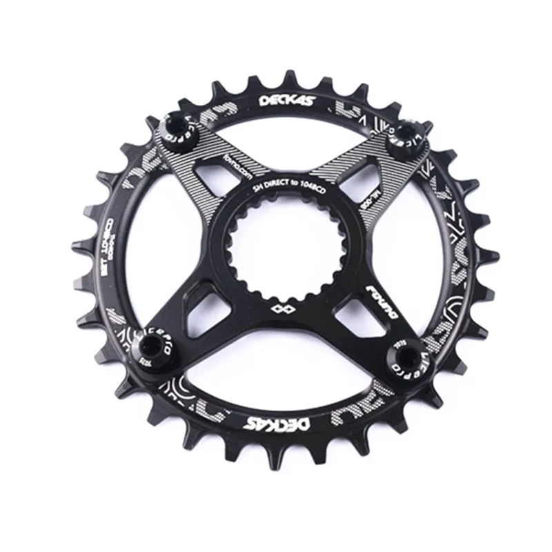 Fovno Disk Grab ML-008 Chainring Adapter Deckas 104BCD Round Litepro Bolts 5 Pcs ML-008 Shimano 12 Speed 104BCD For MTB