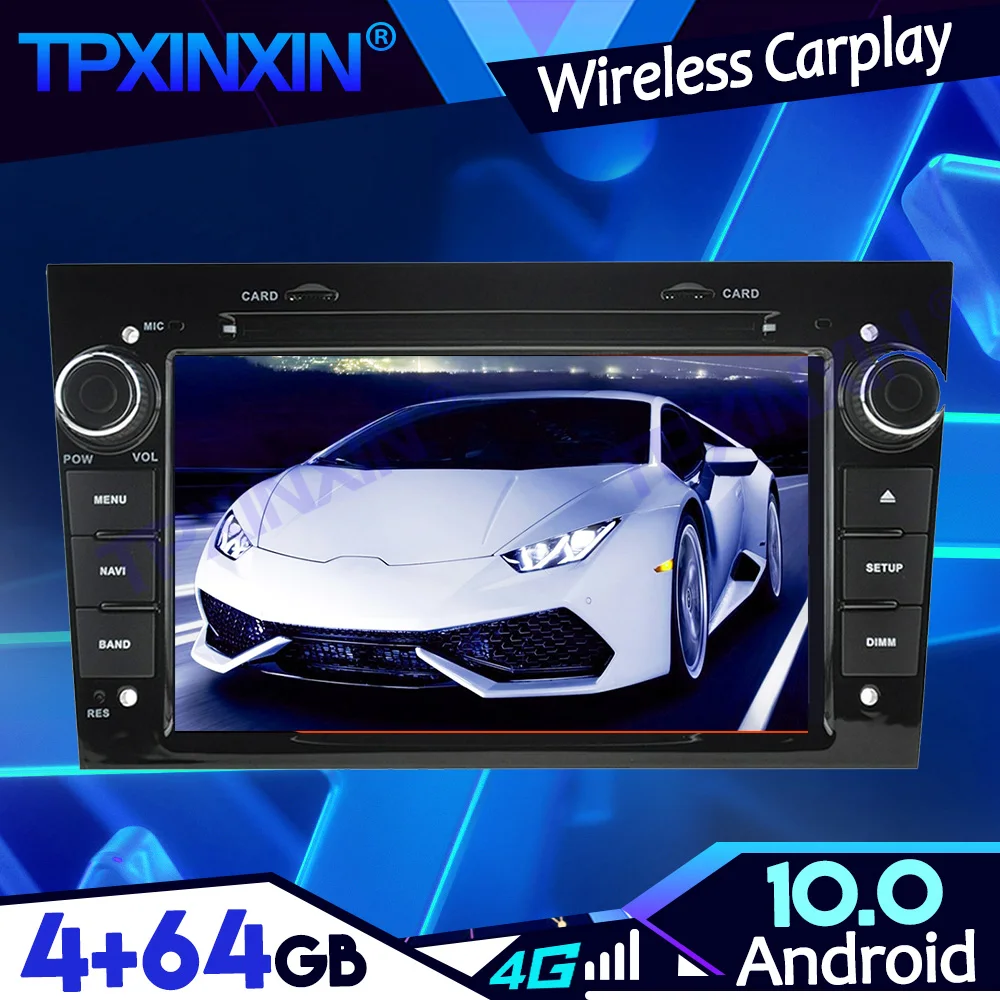 

Android 10 4 Гб + 64 ГБ для Opel Astra J Car PX6 IPS Carplay Tape Recoder мультимедийный плеер головное устройство навигация GPS Стерео Авторадио