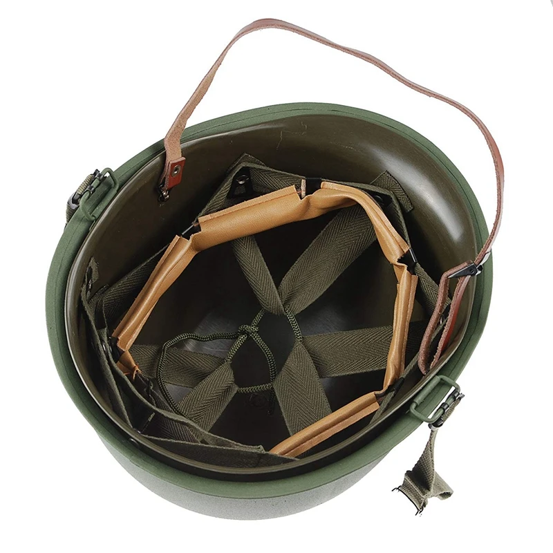 WW2 US M1 Steel Helmet Replica Tactical Military Airsoft Outdoor Sports Cosplay Paintball Safe Helmet Protection Accessory