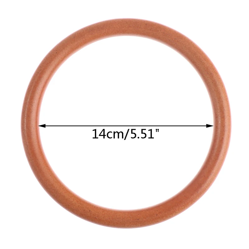1pc D Round Handcrafted Wooden Handle for Handmade Handbag DIY Tote Purse Frame Making Bag Hanger Bag Strap Tote Bag Accessories