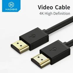 Hagiibis hdmi-kompatybilny kabel 4K HD hdmi-kompatybilny 2.0 ekran lustrzany kabel do przejściówka TV Laptop PS4 projektor komputer