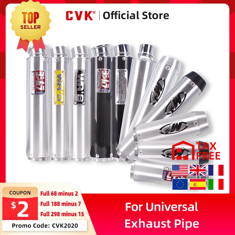 

CVK Motorcycle Modified Exhaust End-to-End Exhaust Pipe