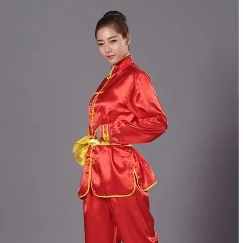 Kungfu Clothing Wushu Suit Chinese Traditional Costume for Adult Men Women Tai Chi Uniform Mascot Arts Performance Exercise
