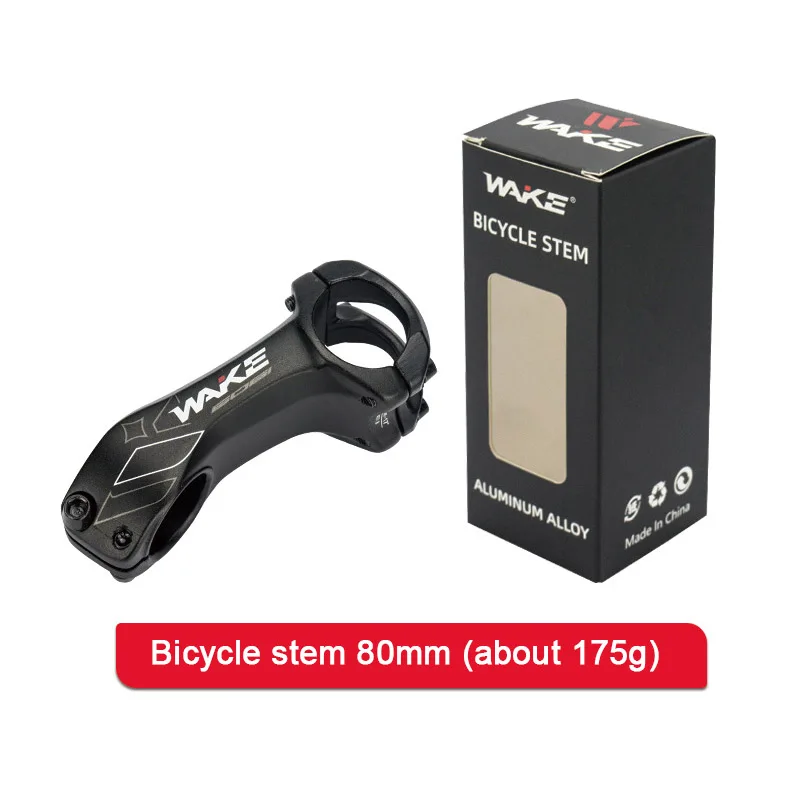 Bike Stem -17° Road Mountain Bicycle Aluminum alloy CNC 60mm/80mm Cycling accessories