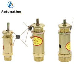 Pump air compressor Safety valve 0.1Mpa - 1.0Mpa 1KG - 10KG Spring loaded Exhaust valve G1/4 G3/8 G1/2 Pressure relief valve
