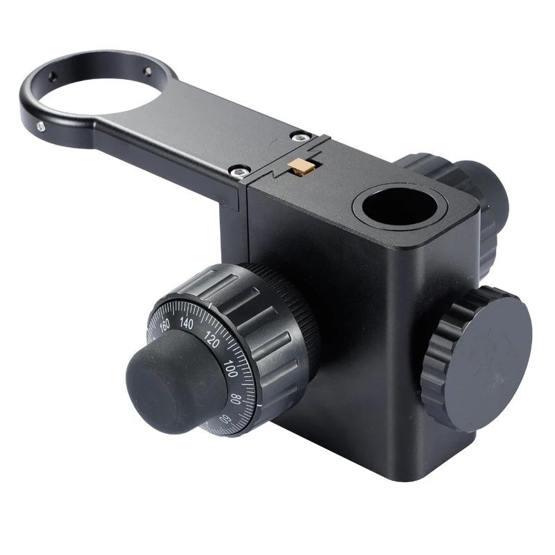 Imagem -02 - Microscópio Industrial Câmera Lens Stand Precisão Grossa e Fina Ajuste Titular Elevação e Focagem Bracket 50 mm 76 mm