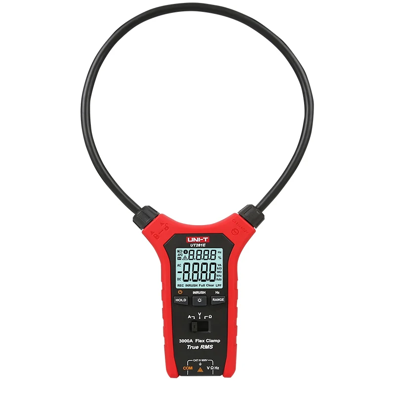 UNI-T UT281A UT281C UT281E AC 3000A Kỹ Thuật Số Linh Hoạt Kẹp Đo Đồng Hồ Vạn Năng Cầm Tay, Điện Thử Nghiệm Đèn Nền.