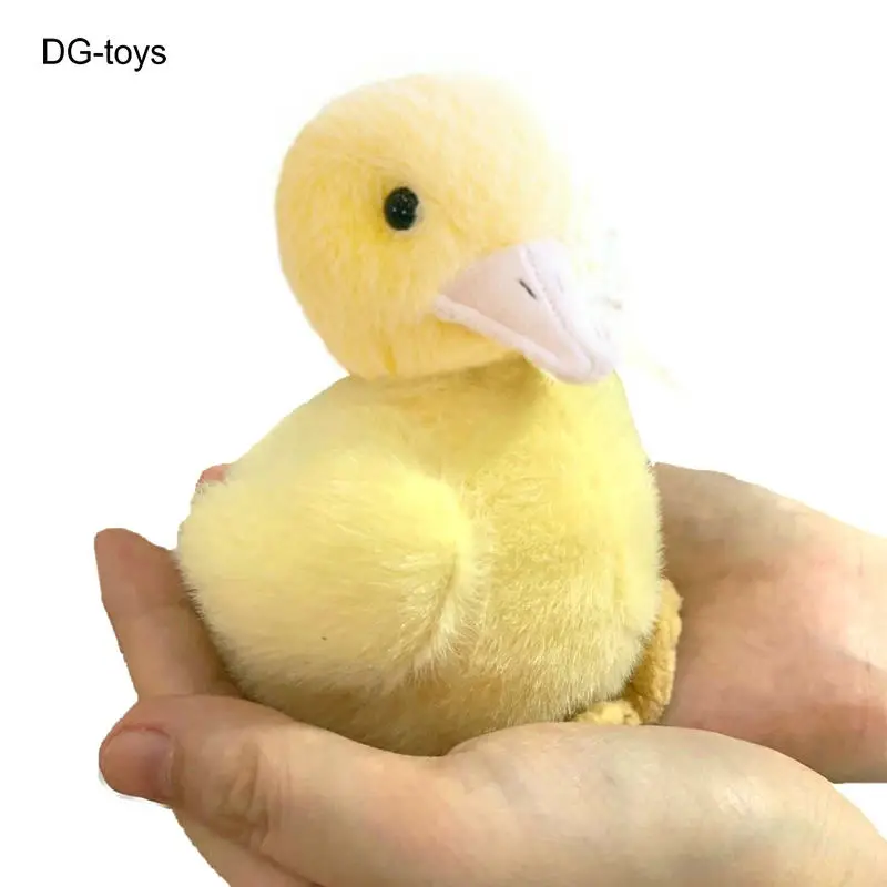 Simulation Yellow Duck Plush Toys Super Lifelike Animals Duck Plushie Doll Toys for Boy Photo props Decor Birthday Gift