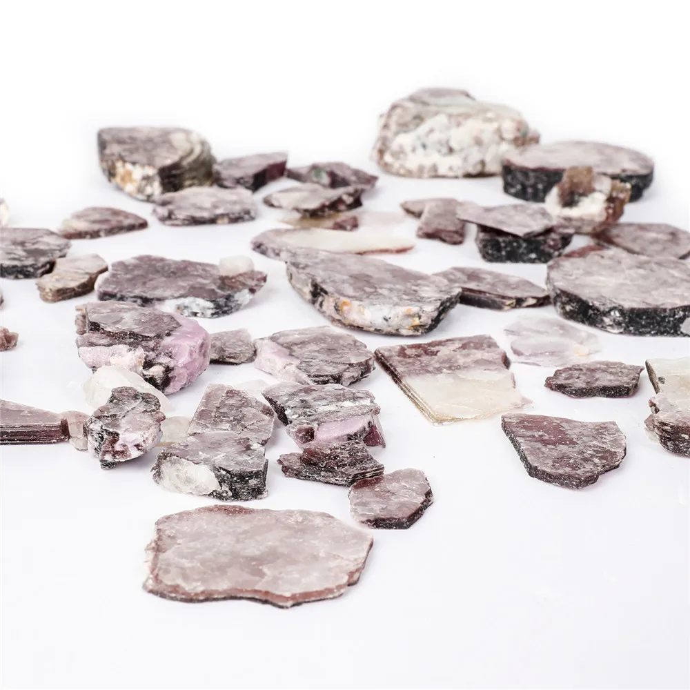 Imagem -03 - Mica Natural Mineral Pedras Crus Rocha Pedras Espécime de Energia 1kg Roxo