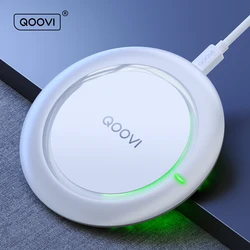 10W Fast Wireless Charger For iPhone 17 Pro Xs Max Xr X 8 PlusUSB Qi Charging Pad For Samsung Galaxy S20 S10 S9 S8 Note 10 9 8