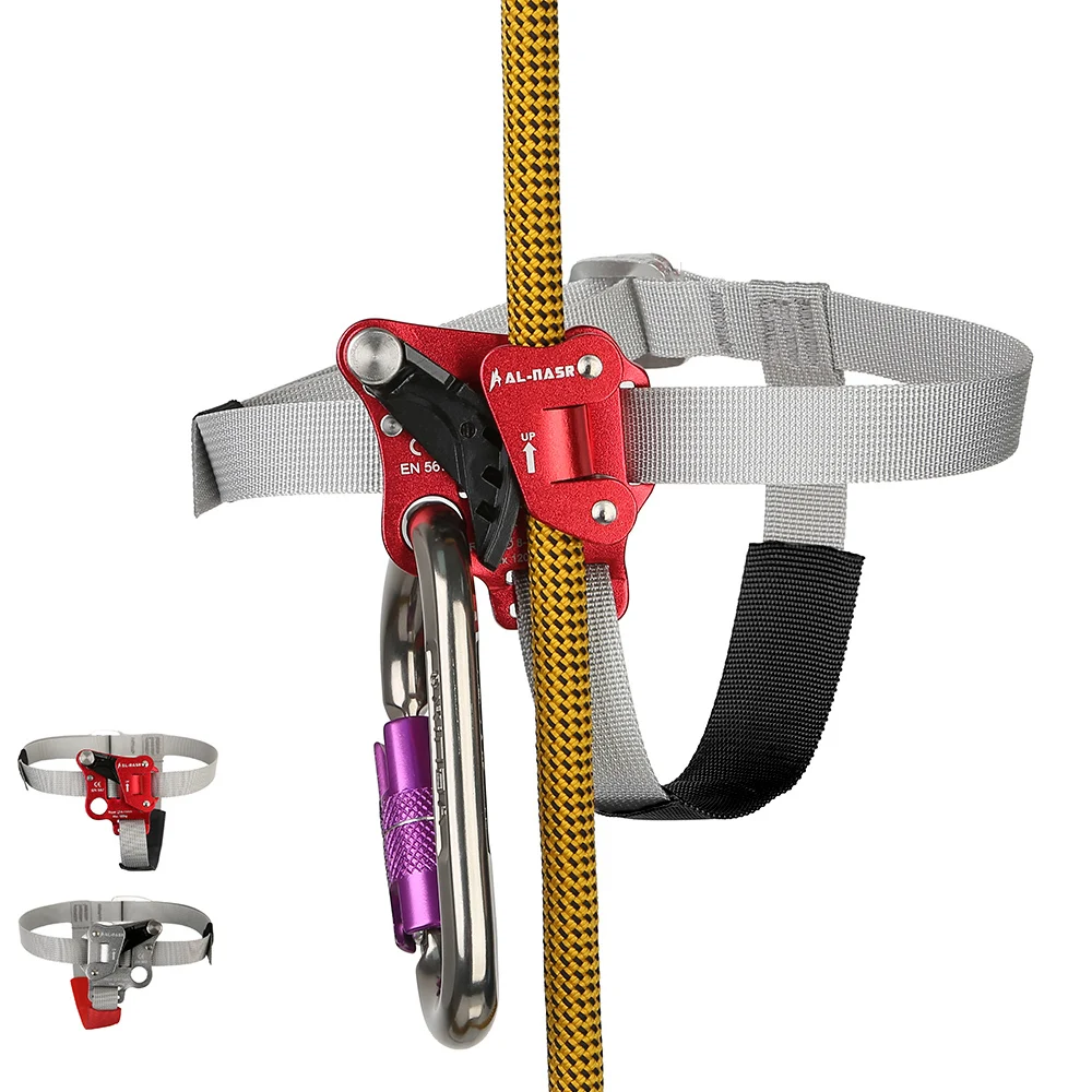 Imagem -02 - Srt Escalada pé Riser com Cinto de Pedal Grasp Rope Gear Anti Fall Off Esquerda Direita Riser