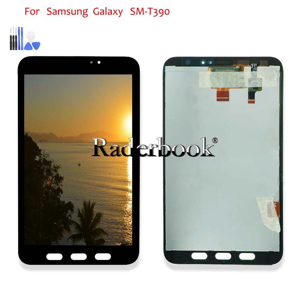 For Samsung Galaxy Tab Active 2 T390 SM-T390 Lcd Display Touch Screen Digitizer Glass Panel Assembly