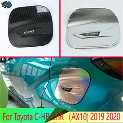 For Toyota C-HR CHR  (AX10) 2019 2020 Car Accessories ABS Chrome Fuel Tank Cap Cover Car-styling Trim Oil  Protective